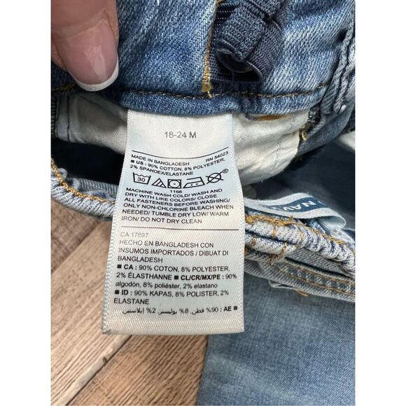 Old Navy Boys Modern Karate Skinny Flex Fit & Straight Leg Jeans sz 18-24 months - Picture 6 of 11